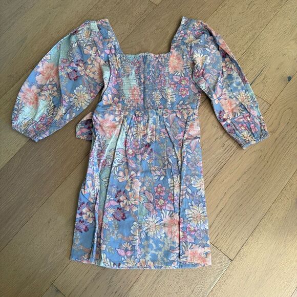 $139 Vince Camuto Women's patterned Linen Aline Dress size 10 m11 - Picture 4 of 5